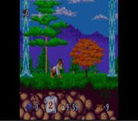 une photo d'Ã©cran de Bubsy in Claws Encounters the Furry Kind sur Nintendo Super Nes